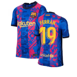 2021-2022 Barcelona 3rd Shirt (Kids) (FERRAN 19)
