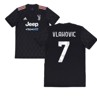 2021-2022 Juventus Away Shirt (Kids) (VLAHOVIC 7)
