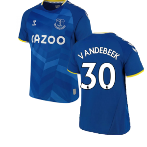2021-2022 Everton Home Shirt (VAN DE BEEK 30)