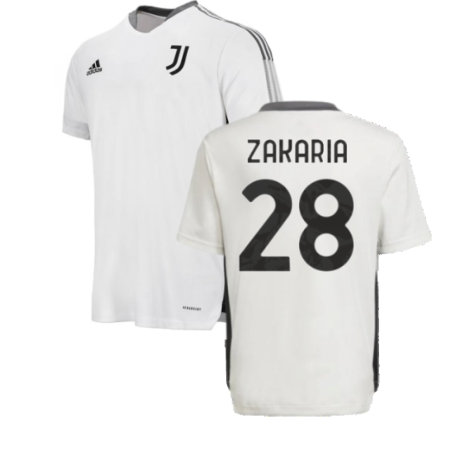 2021-2022 Juventus Training Shirt (White) - Kids (ZAKARIA 28)