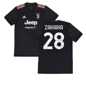2021-2022 Juventus Away Shirt (ZAKARIA 28)