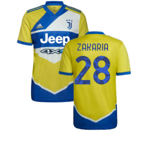 2021-2022 Juventus Third Shirt (ZAKARIA 28)