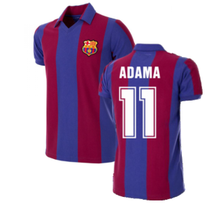 FC Barcelona 1980 - 81 Retro Football Shirt (ADAMA 11)