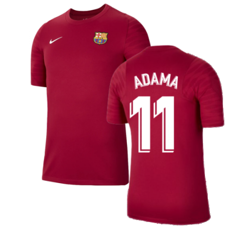 2021-2022 Barcelona Training Shirt (Noble Red) (ADAMA 11)  2021-2022 Barcelona Training Shirt (Noble Red) (ADAMA 11)