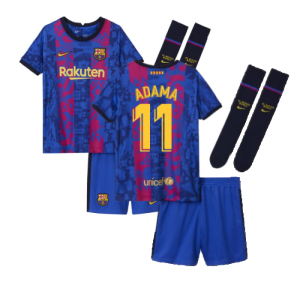 2021-2022 Barcelona Third Mini Kit (ADAMA 11)