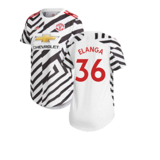 2020-2021 Man Utd Adidas Womens Third Shirt (Elanga 36)