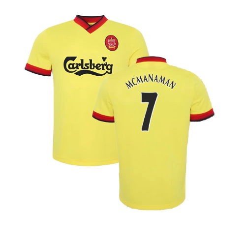 1997-1998 Liverpool Away Retro Shirt (MCMANAMAN 7)