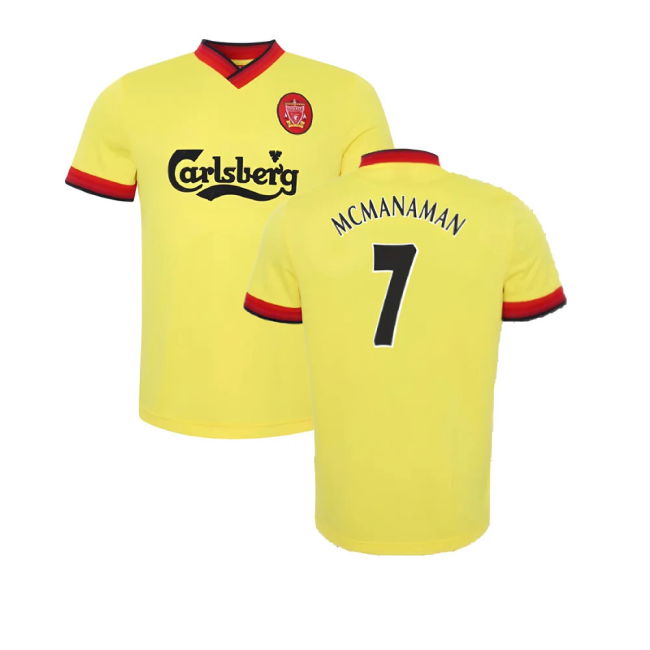 1997-1998 Liverpool Away Retro Shirt (MCMANAMAN 7)