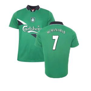1999-2000 Liverpool Away Retro Shirt (MCMANAMAN 7)