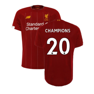 2019-2020 Liverpool Home European Shirt (Champions 20)