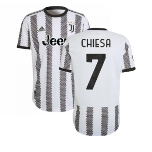 2022-2023 Juventus Authentic Home Shirt (CHIESA 7)