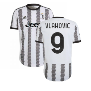 2022-2023 Juventus Authentic Home Shirt (VLAHOVIC 9)