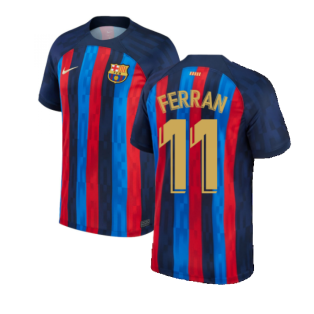 2022-2023 Barcelona Home Shirt (Kids) (FERRAN 11)