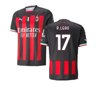 2022-2023 AC Milan Home Shirt (R.LEAO 17)