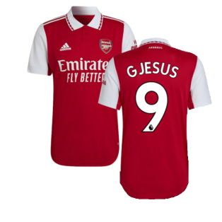 2022-2023 Arsenal Authentic Home Shirt (G JESUS 9)