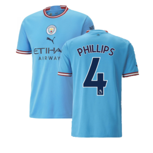 2022-2023 Man City Home Shirt (PHILLIPS 4)