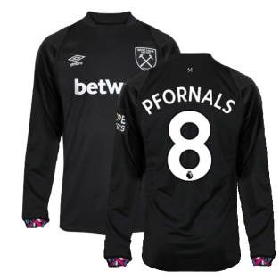 2022-2023 West Ham Long Sleeve Away Shirt (P FORNALS 8)
