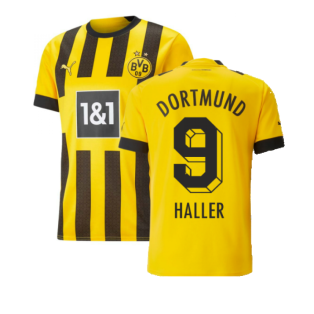 2022-2023 Borussia Dortmund Home Shirt (HALLER 9)