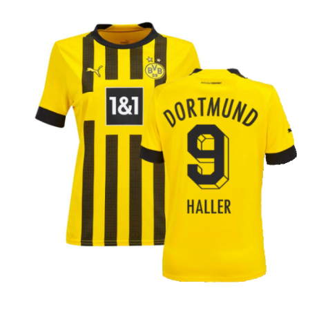 2022-2023 Borussia Dortmund Home Shirt - Ladies (HALLER 9)