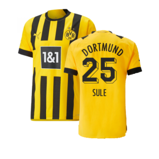 2022-2023 Borussia Dortmund Authentic Home Shirt (SULE 25)