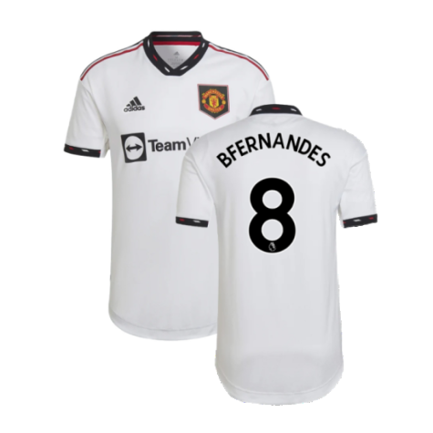 2022-2023 Man Utd Authentic Away Shirt (B FERNANDES 8)