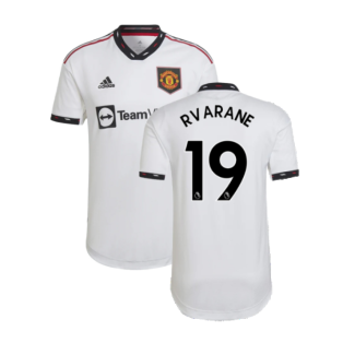 2022-2023 Man Utd Authentic Away Shirt (R VARANE 19)