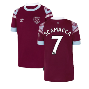 2022-2023 West Ham Home Shirt (Kids) (SCAMACCA 7)