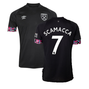 2022-2023 West Ham Away Shirt (Kids) (SCAMACCA 7)