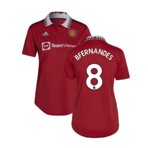 2022-2023 Man Utd Home Shirt (Ladies) (B FERNANDES 8)