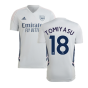 2022-2023 Arsenal Training Shirt (Clear Onix) (TOMIYASU 18)