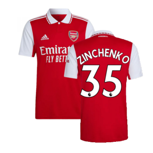 2022-2023 Arsenal Home Shirt (ZINCHENKO 35)