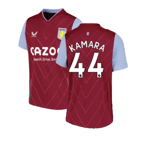 2022-2023 Aston Villa Home Shirt (Kids) (KAMARA 44)