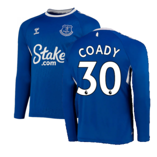 2022-2023 Everton Home Long Sleeve Shirt (COADY 30)