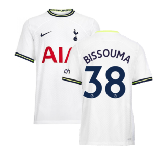 2022-2023 Tottenham Vapor Home Shirt (BISSOUMA 38)