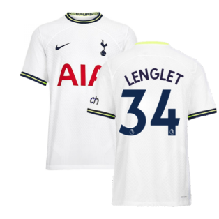 2022-2023 Tottenham Vapor Home Shirt (LENGLET 34)