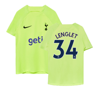 2022-2023 Tottenham Training Shirt (Volt) (LENGLET 34)