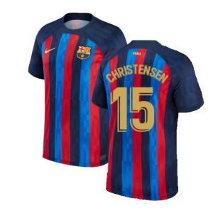 2022-2023 Barcelona Home Shirt (Ladies) (CHRISTENSEN 15)