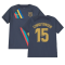 2022-2023 Barcelona Pre-Match Training Shirt (Obsidian) - Kids (CHRISTENSEN 15)