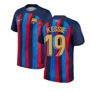 2022-2023 Barcelona Home Shirt (KESSIE 19)