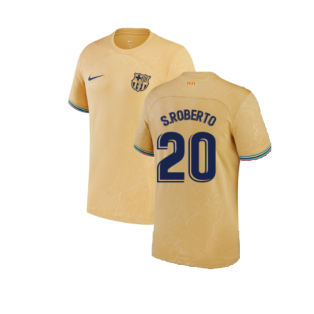2022-2023 Barcelona Away Shirt (Kids) (S.ROBERTO 20)