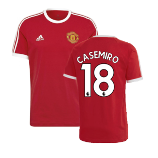 2022-2023 Man Utd 3S DNA Tee (Red) (CASEMIRO 18)