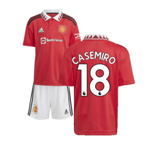 2022-2023 Man Utd Home Mini Kit (CASEMIRO 18)