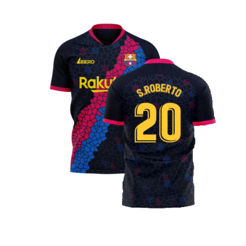 Catalonia 2025-2026 Away Concept Football Kit (Libero) (S.ROBERTO 20)