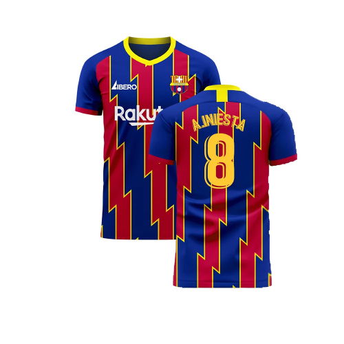 Catalonia 2025-2026 Home Concept Football Kit (Libero) (A.INIESTA 8)