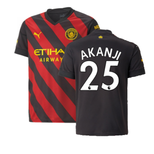 2022-2023 Man City Away Shirt (Kids) (AKANJI 25)