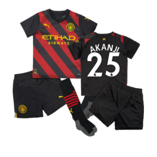 2022-2023 Man City Away Mini Kit (AKANJI 25)