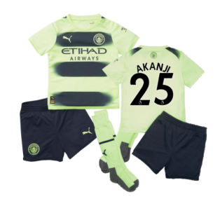 2022-2023 Man City Third Mini Kit (AKANJI 25)