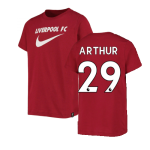 2022-2023 Liverpool Swoosh Tee (Red) (ARTHUR 29)