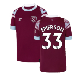 2022-2023 West Ham Home Shirt (Kids) (EMERSON 33)