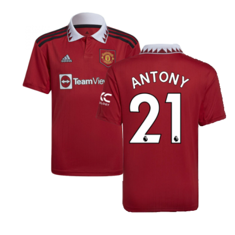 2022-2023 Man Utd Home Shirt (Kids) (ANTONY 21)